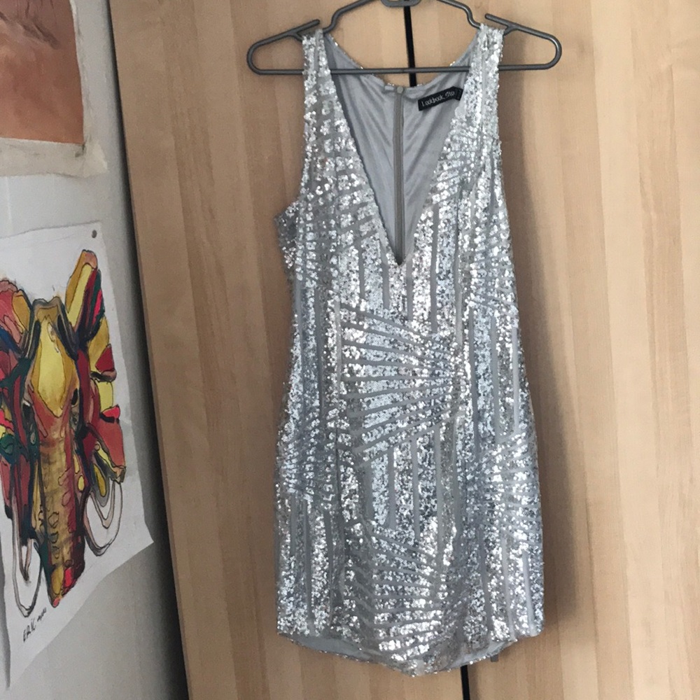 Squined mini dress